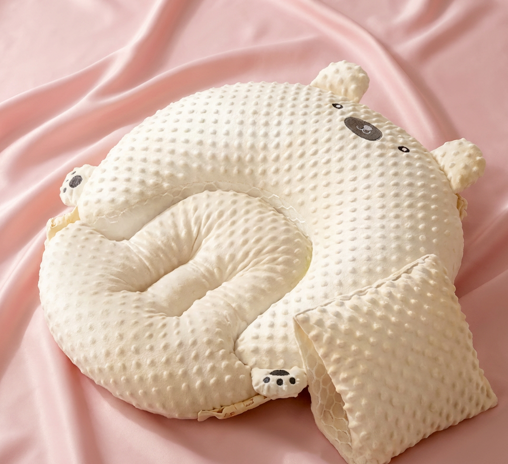 Goose-Shaped Nursing & Baby Lounger Pillow – Postpartum Comfort for Mom & Baby