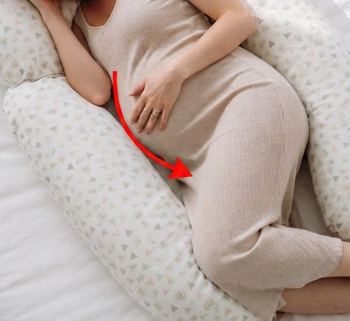 Prevents rolling onto your stomach